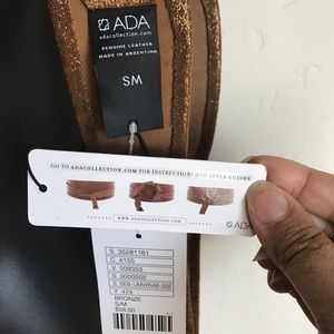 Anthropologie Accessories - Anthropologie Bronze ADA Wrap 7 Ways Leather Belt Anthropologie Accessories - Anthropologie Bronze ADA Wrap 7 Ways Leather Belt